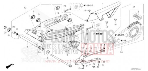 BRAS OSCILLANT CRF300LAS de 2025